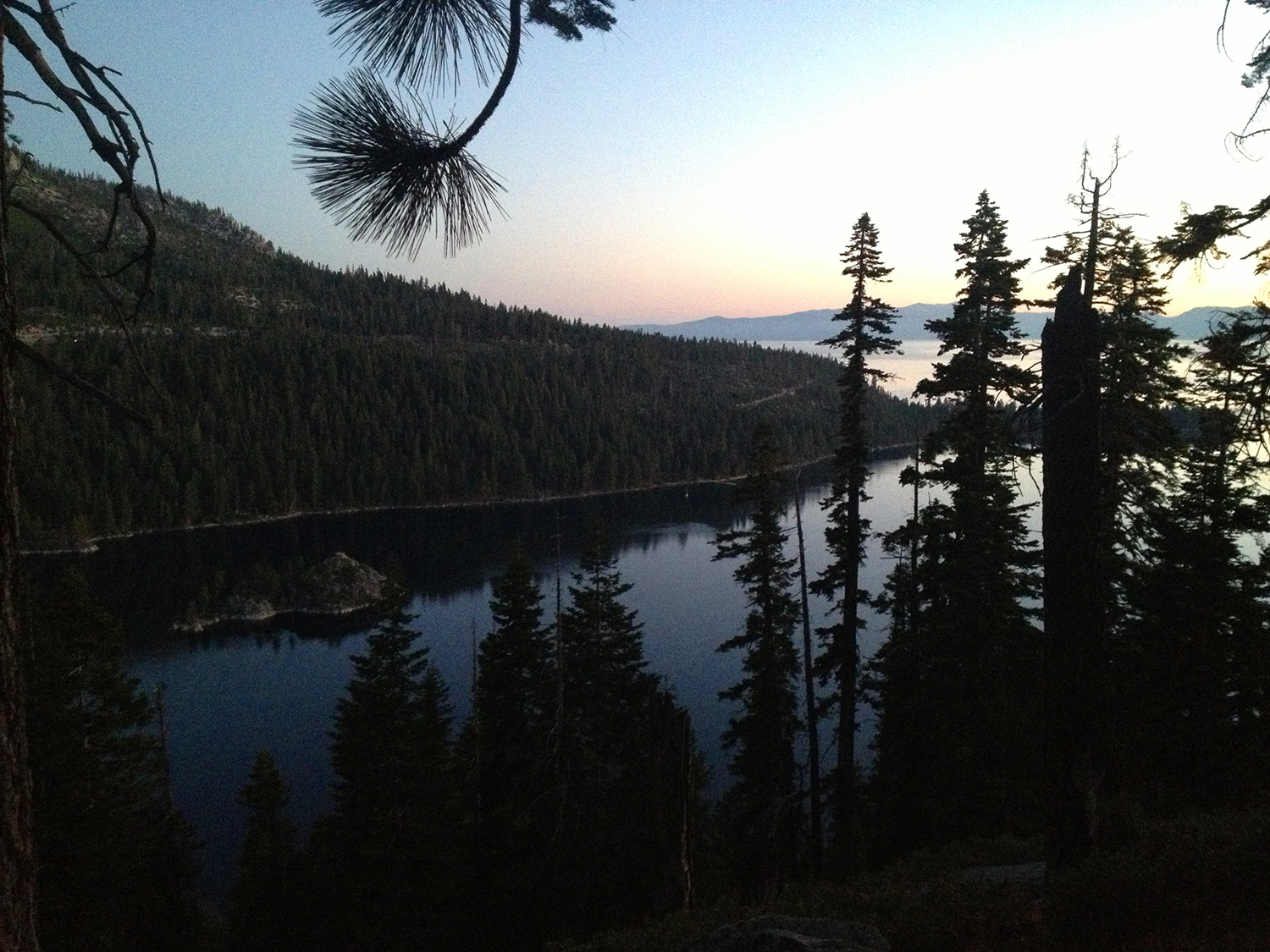 Sunrise over Emerald Bay