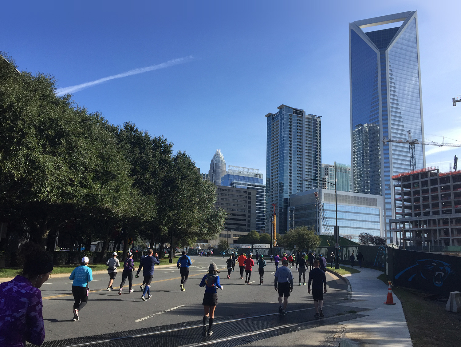 Downtown Charlotte skyscrapers