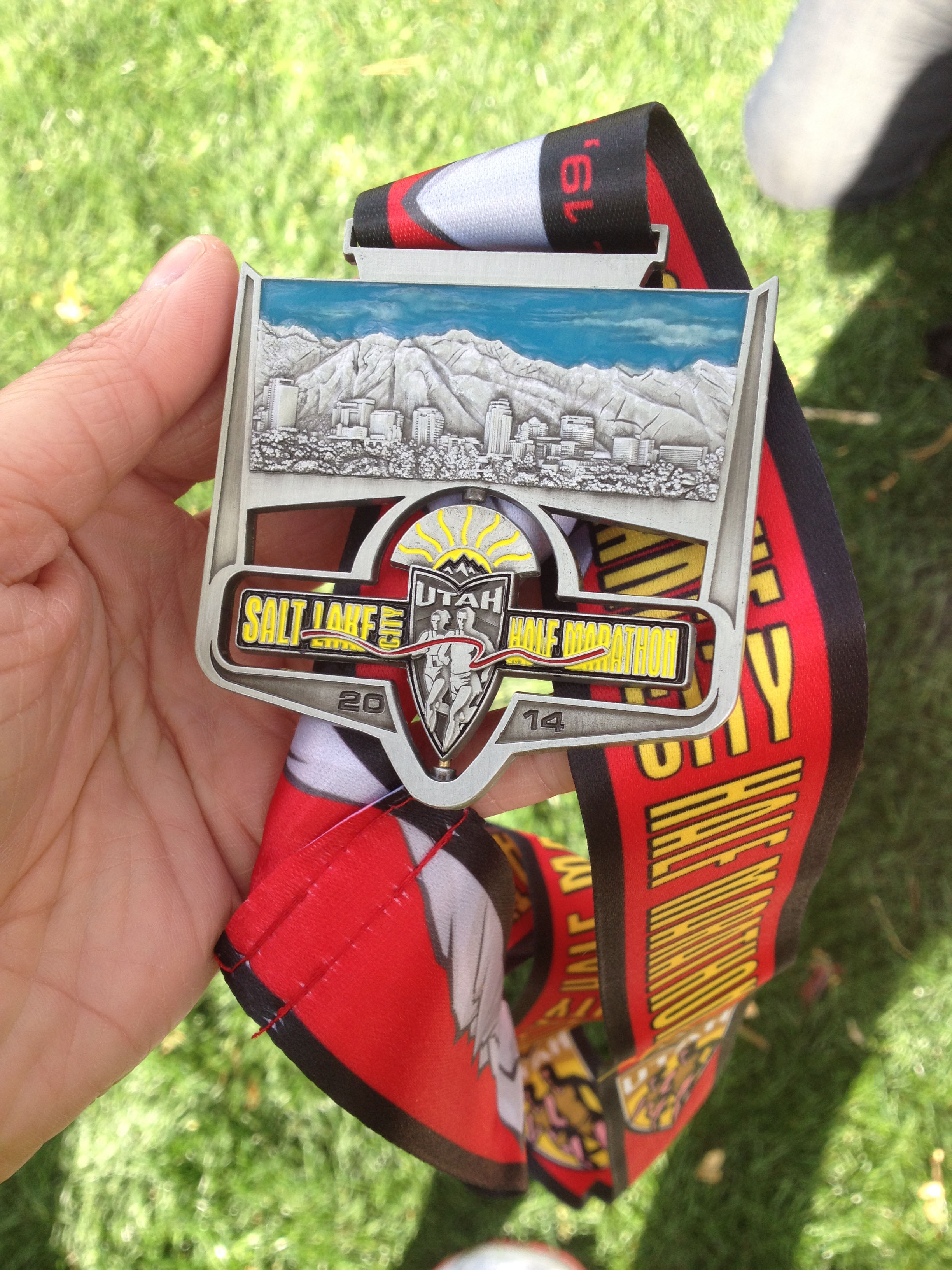 Spinny SLC half medal