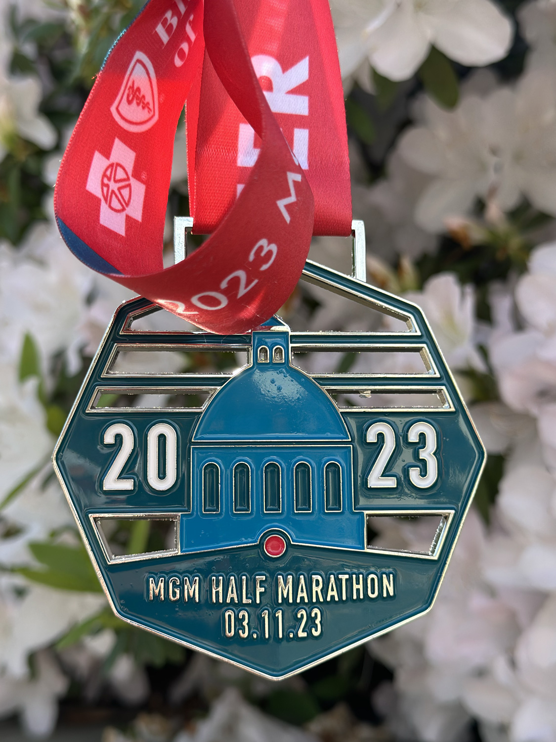 2023 Montgomery Half Marathon medal