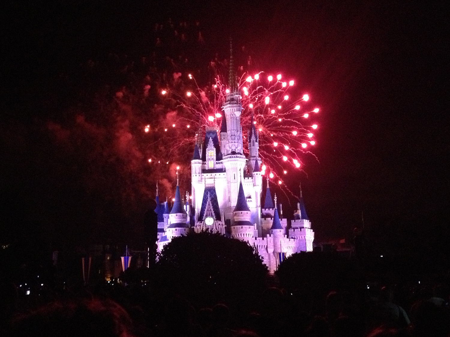 Fireworks over Cinderella's Castle
