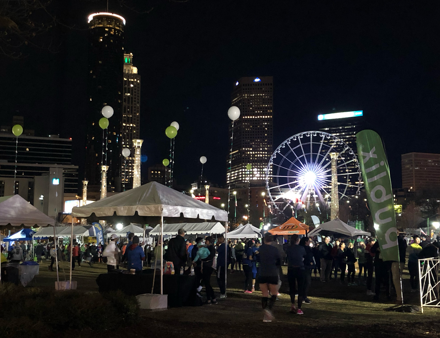 Early morning at Centennial Olympic Park