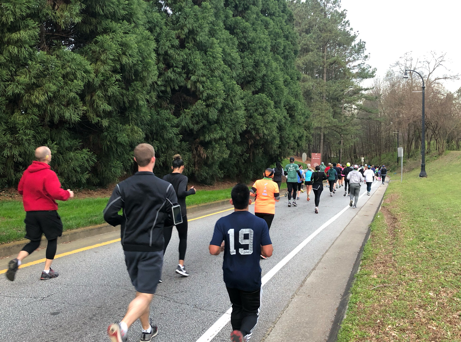 Running through Freedom Park