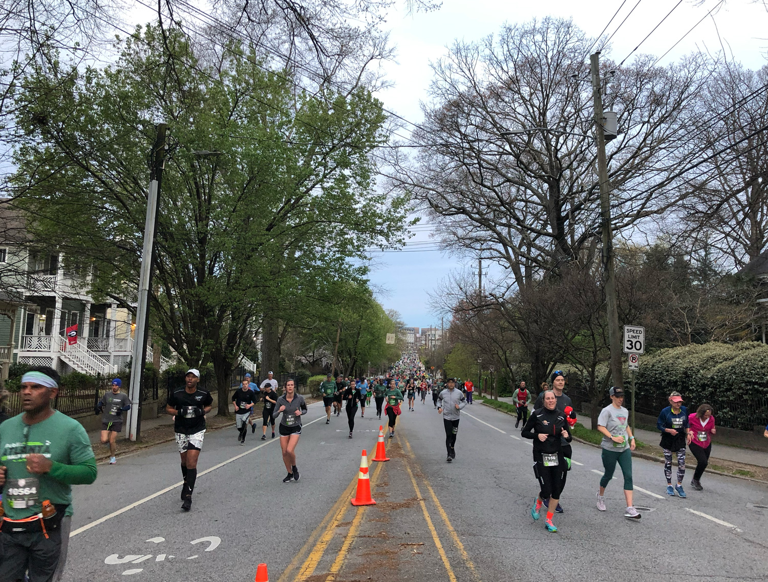 Running through Inman Park