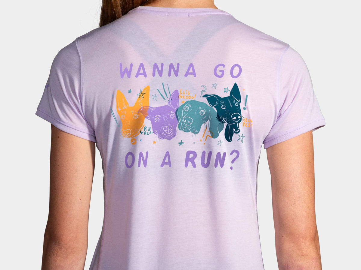 Brooks "Wanna Go for a Run?" shirt
