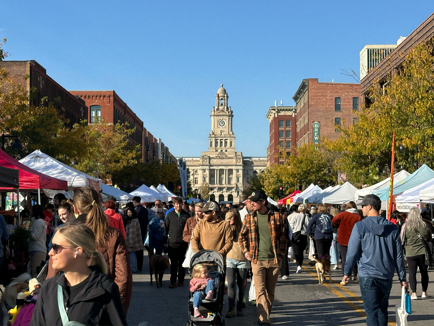 Des Moines downtown farmers market