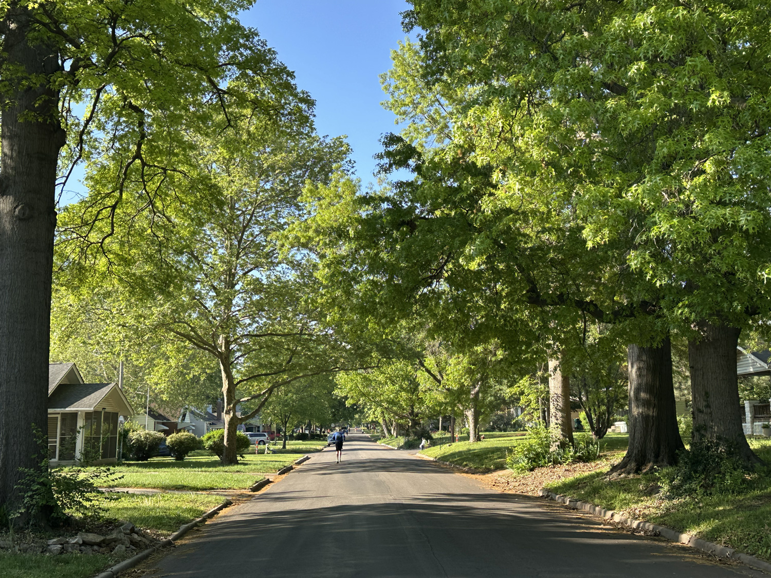 Running through the neighborhoods