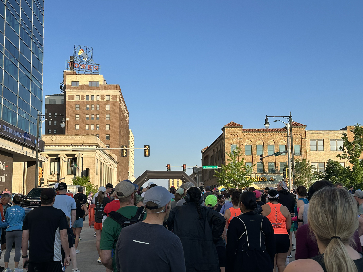 Start line for the TopCity half