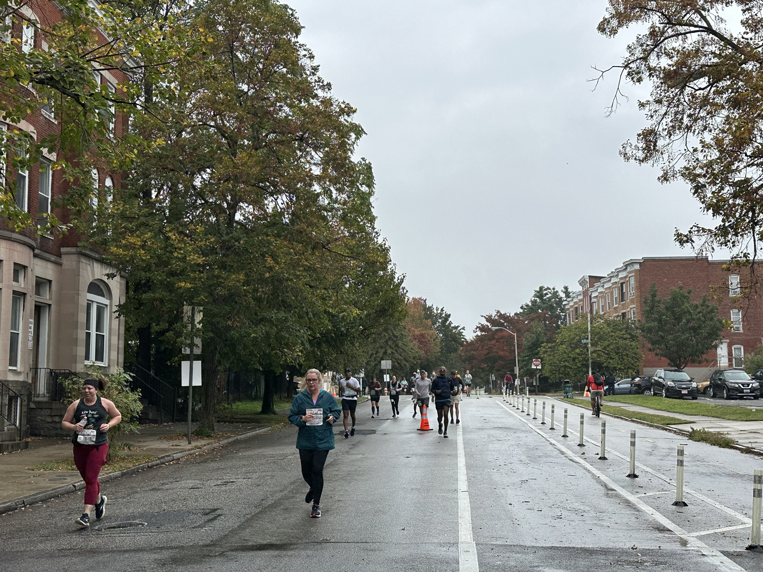 Running through Charles Village