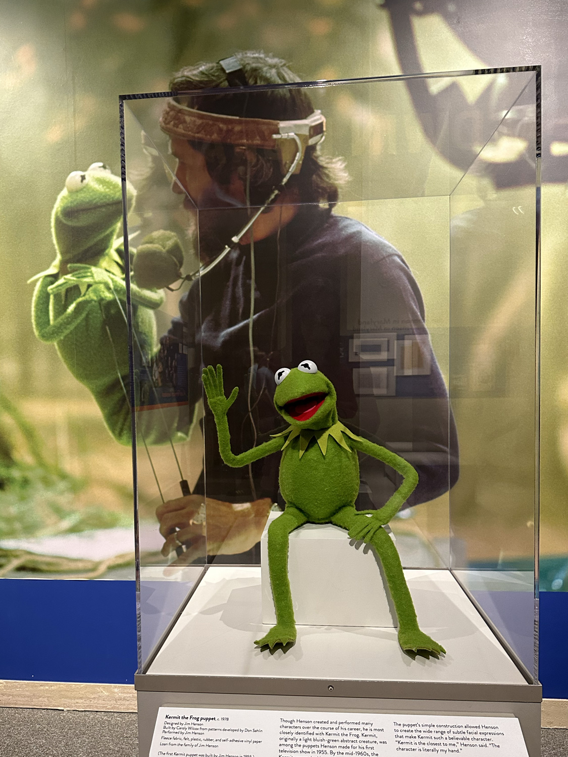 Kermit the Frog puppet