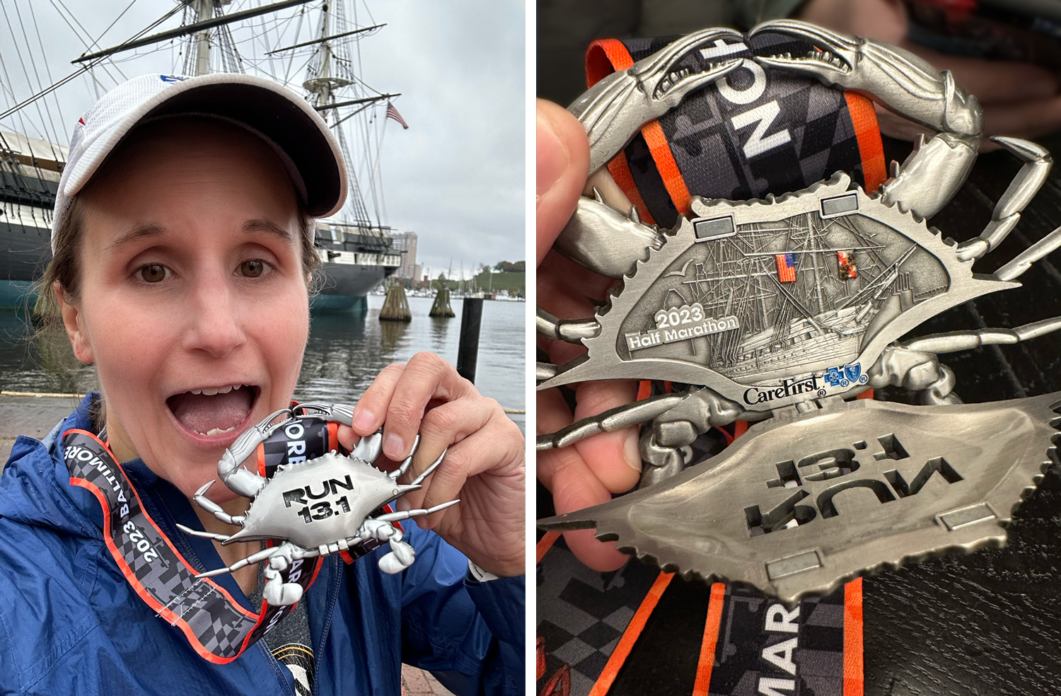 2023 Baltimore Half Marathon Medal
