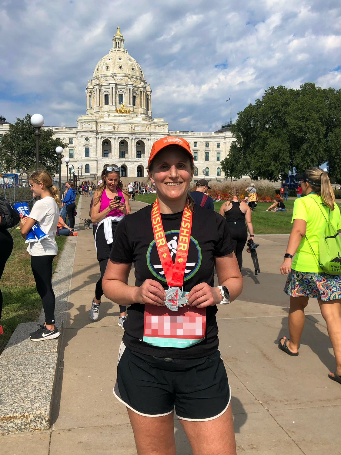 Marathon finish