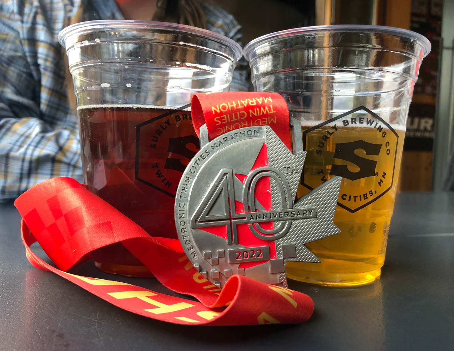 2022 Twin Cities Marathon medal