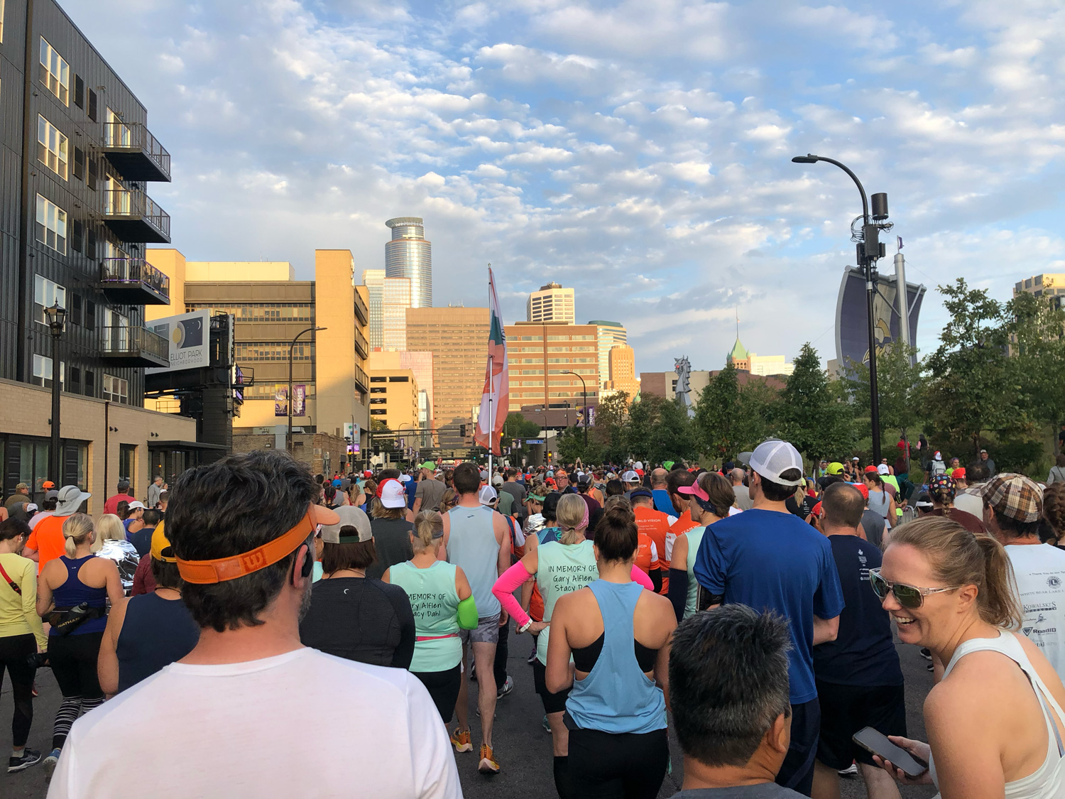 Marathon start line
