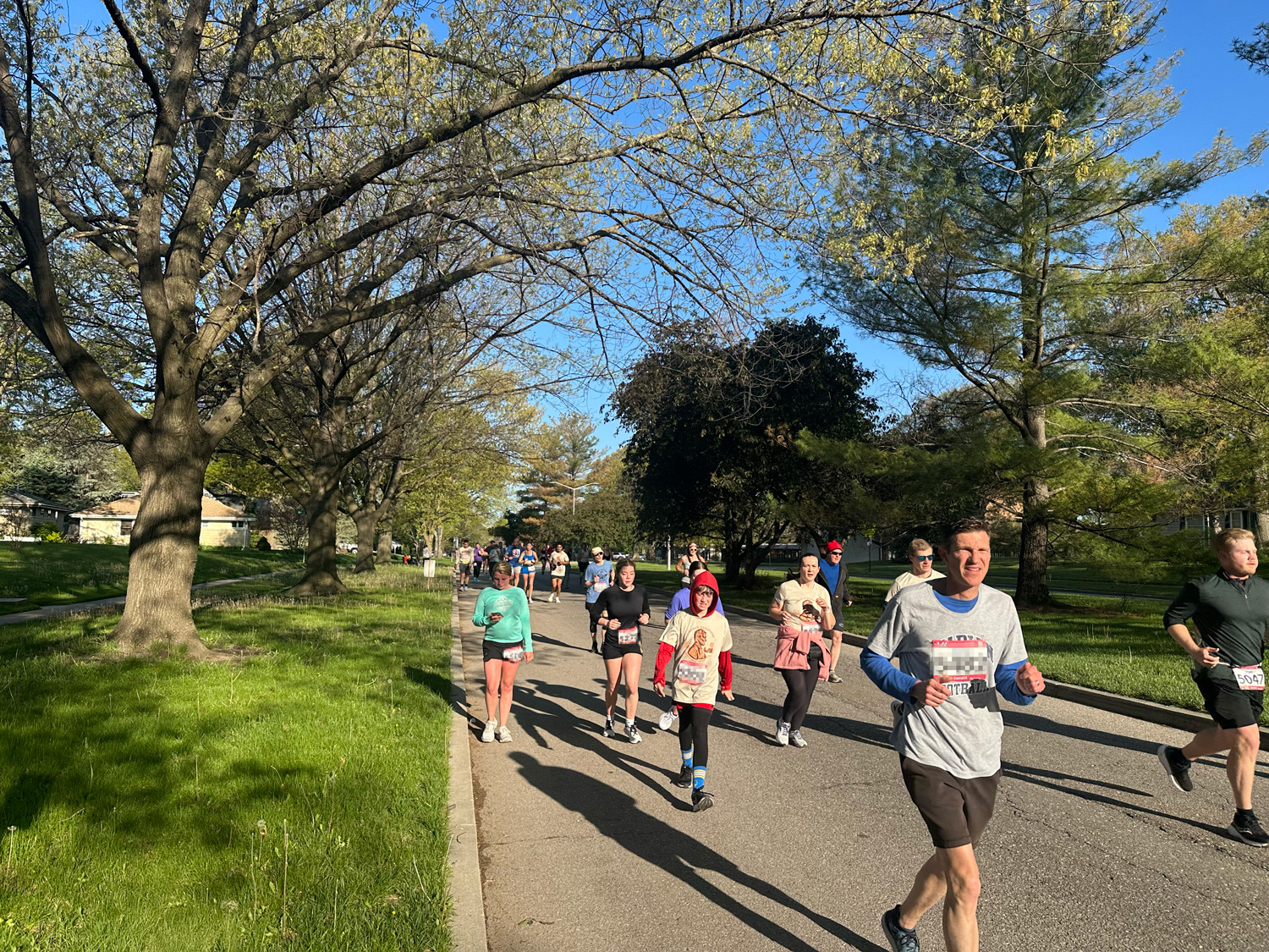 Running through neighborhoods in Lincoln