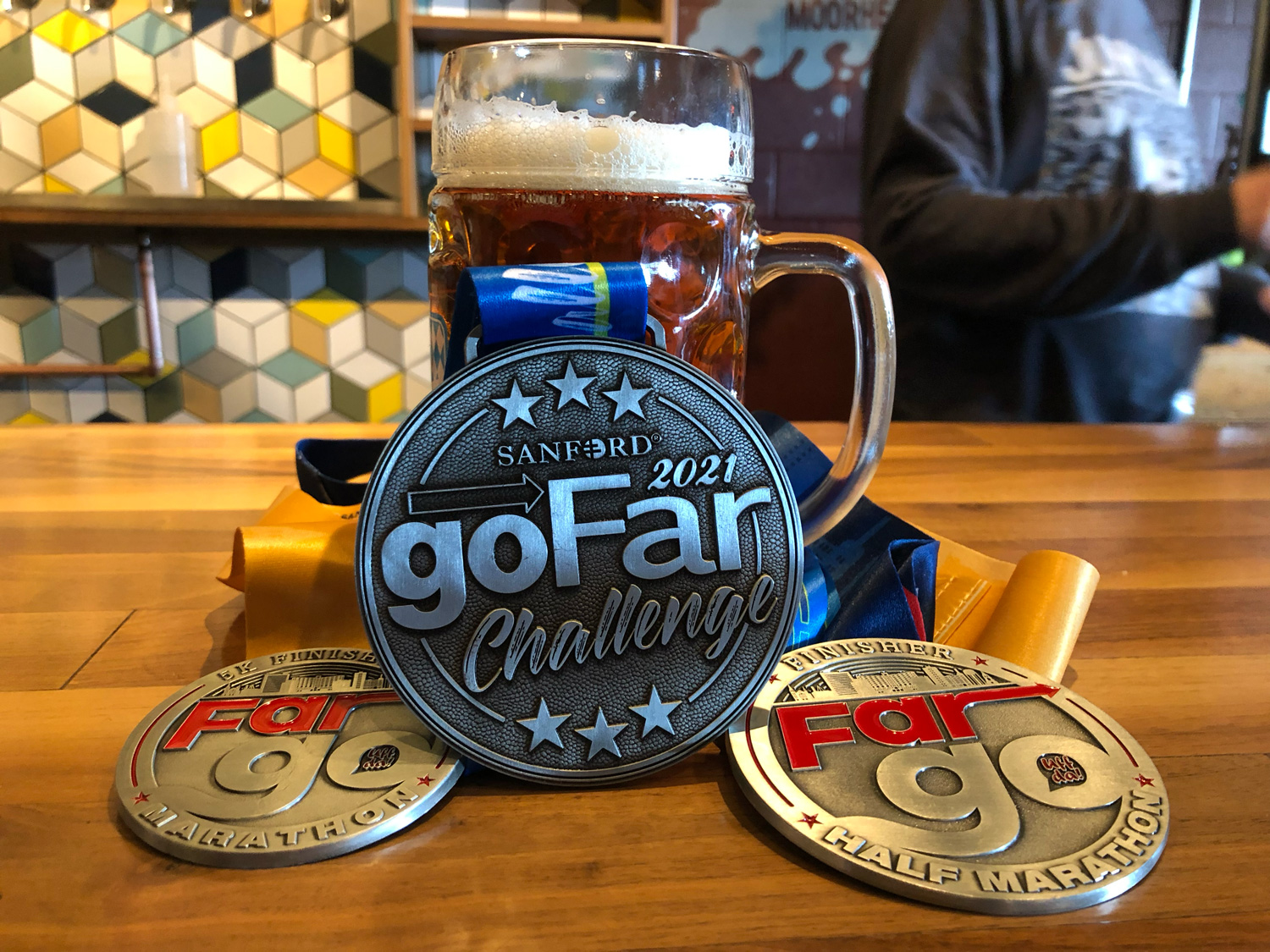 2021 Go Far Challenge medals