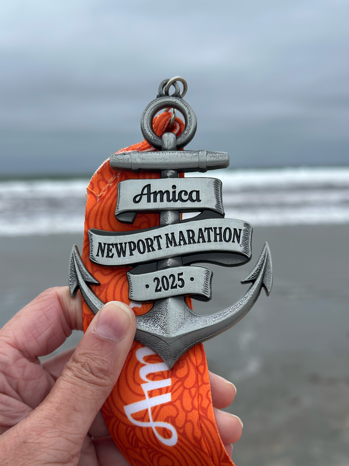 2025 Newport Half Marathon medal