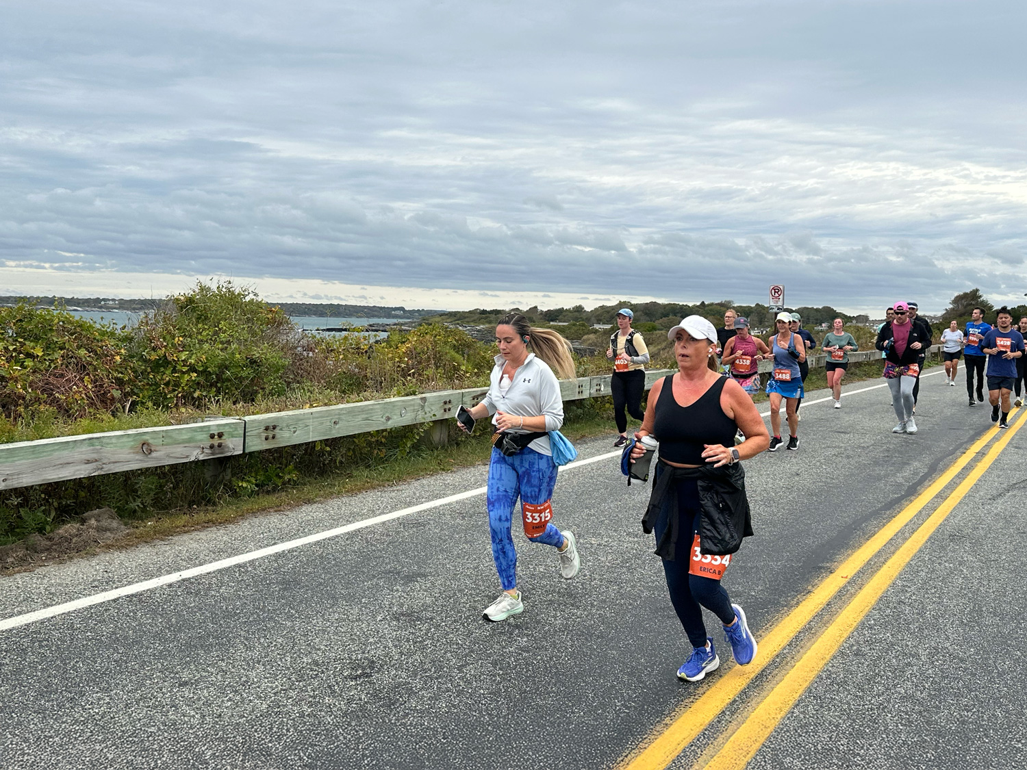 Running on Ocean Ave