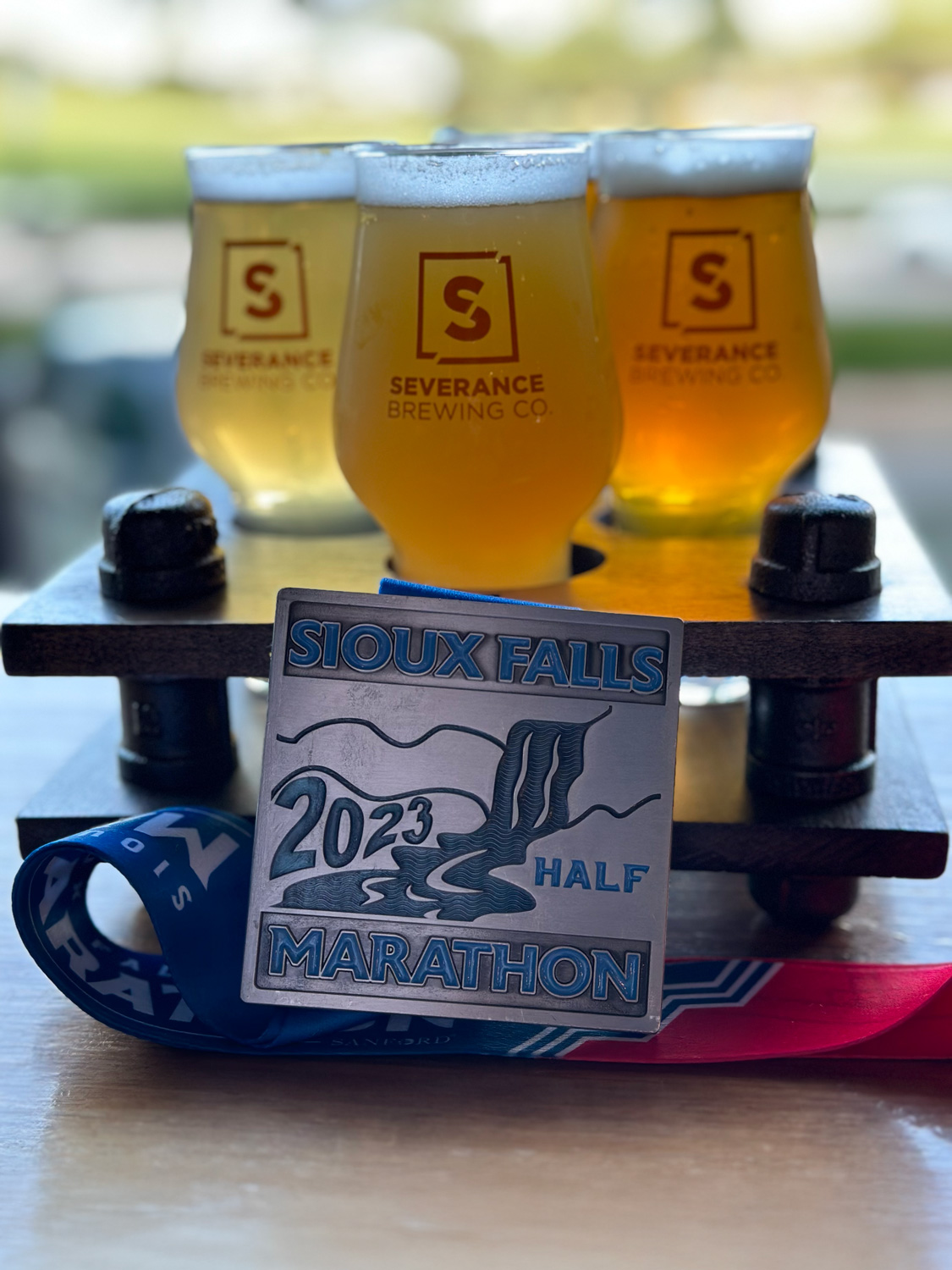 2023 Sioux Falls Half Marathon medal