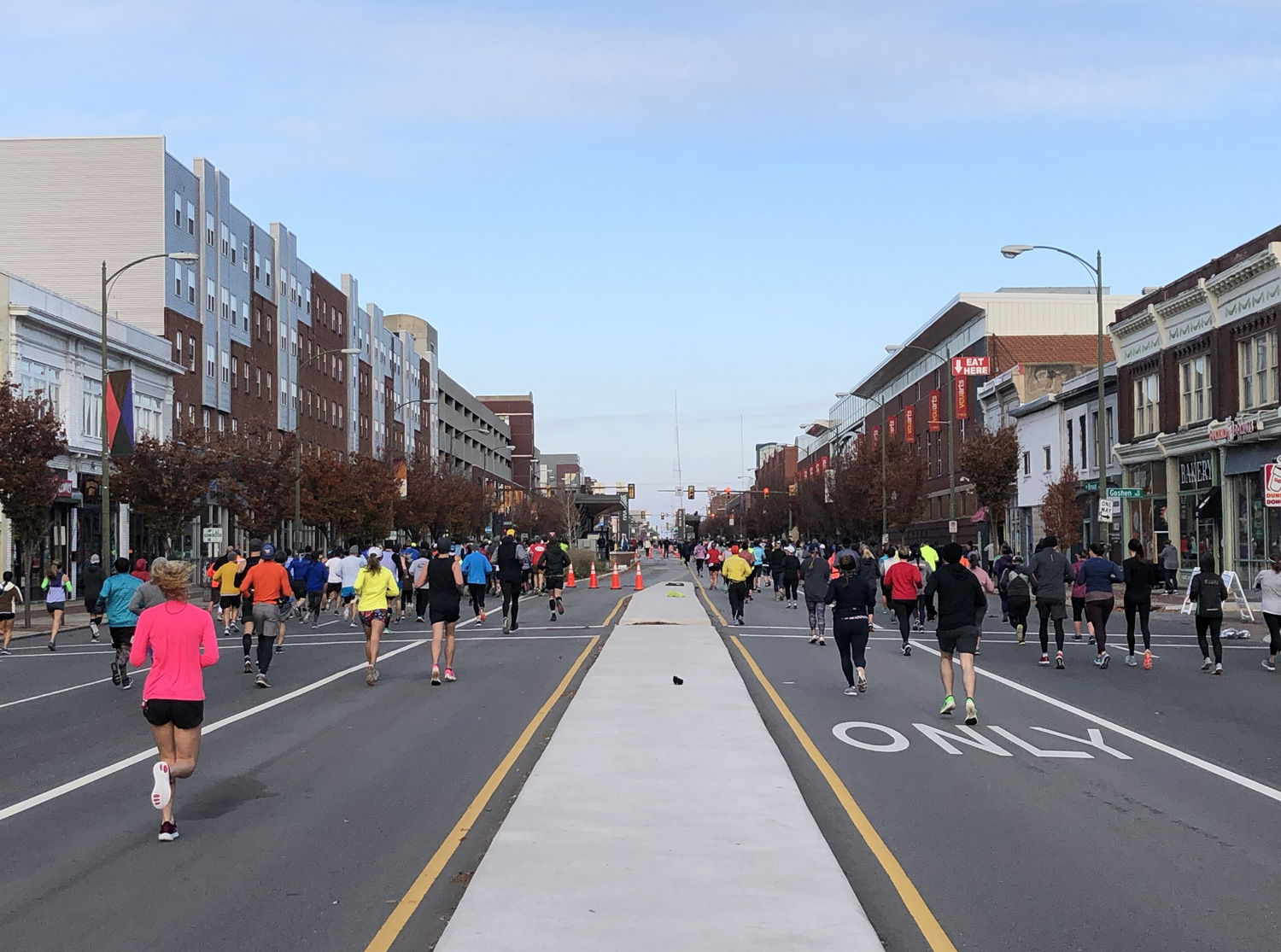 Running on Broad Street